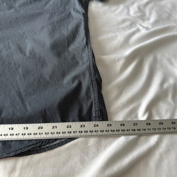 IKE Behar Men's‎ Short Sleeve X Patterned Casual Button Up Shirt Charcoal XXL - Picture 11 of 12